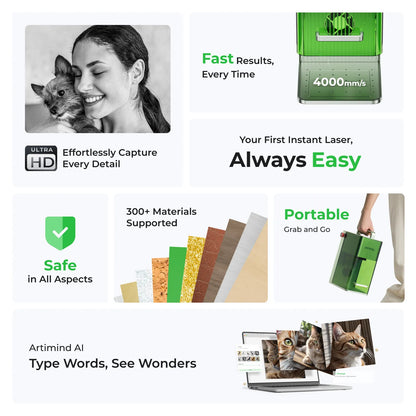 xTool F1 / F1 Lite Fast and Portable Laser Engraver