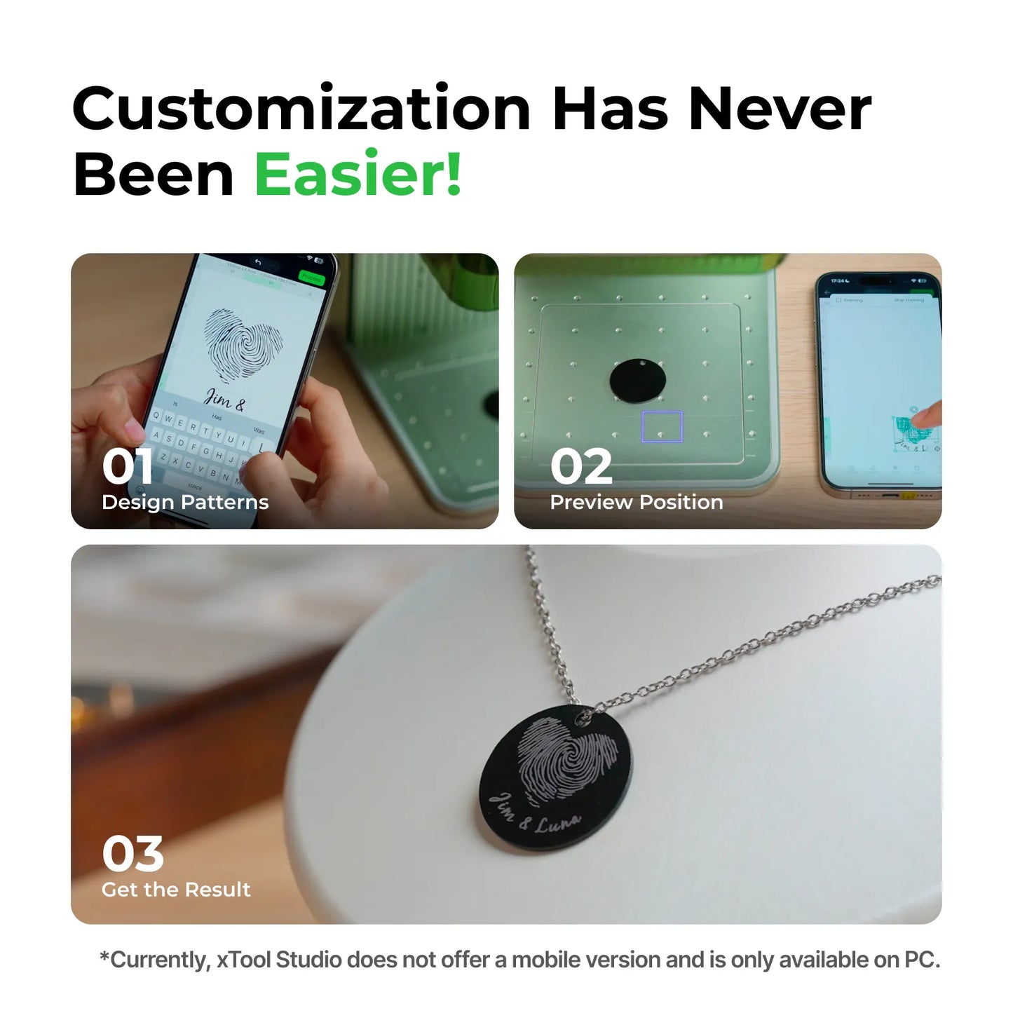 xTool F1 / F1 Lite Fast and Portable Laser Engraver