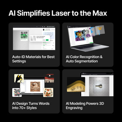 xTool F2 Ultra 60W MOPA Fiber Laser Engraver – Single Unit