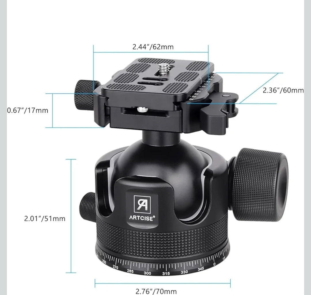 ARTCISE 55mm BALL HEAD