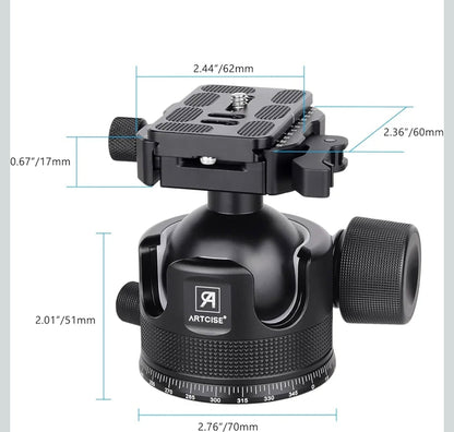 ARTCISE 55mm BALL HEAD