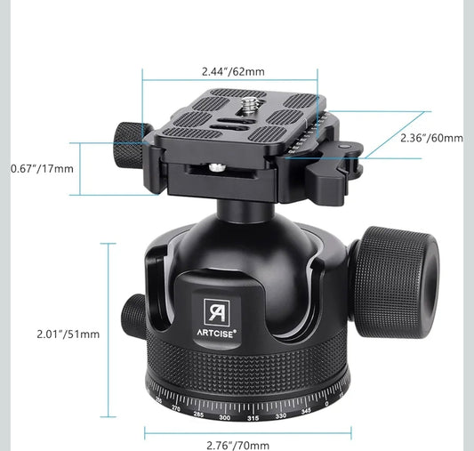 ARTCISE 55mm BALL HEAD