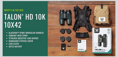 Vortex Talon HD 10K 10x42 Ballistic Laser Rangefinding Binoculars