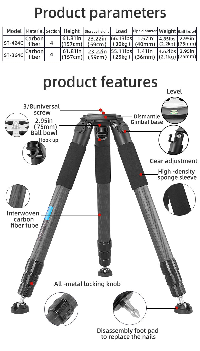 Carbon Fibre Tripod