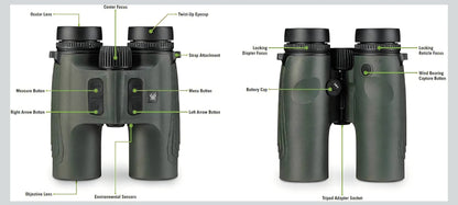 Vortex Talon HD 10K 10x42 Ballistic Laser Rangefinding Binoculars